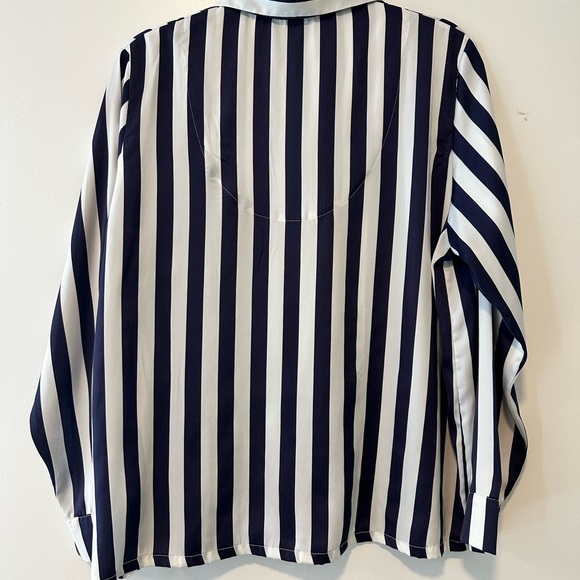 DKNY Striped Shirt - Navy and White - Picture 3 of 5